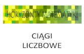 CIĄGI LICZBOWE - matematyka.poznan.plmatematyka.poznan.pl/wp-content/uploads/2016/09/hm-ciagi... · CIĄGI LICZBOWE Król się tylko zaśmiał i powiedział, żeby ów starszy człowiek