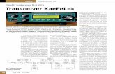Projekty konkursowe PUK 2016 Transceiver KaeFeLekTOKO oferowane przez RS i Mer-cateo. Dla pasma 80 m zostały użyte cewki i indukcyjności 8,2 µH, które mają zakres regulacji około