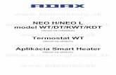 NEO H/NEO L model WT/DT/KWT/KDTkonvektory.sk/wp-content/uploads/2017/02/Adax-UM-NEO-H-L.pdf · ÚVOD ÚČEL Systém Smart Heater je navrhnutý na ovládanie existujúceho elektrického