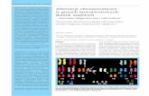 Wspó³czesna Onkologia (2001) vol. 5; 3 (85–89) Aberracje ......œluzowaty oraz t(12;16)(q13.3;p11.2) FUS/CHOP okr¹g³okomórkowy EWS/CHOP dobrze zró¿nicowany chromosomy pierœcieniowe(r),