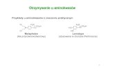 Otrzymywanie -aminokwasówzcho.ch.pw.edu.pl/dyd_tech701.pdf · 2013. 9. 10. · 4Cl, KCN H O R CN NH2 +KCl+H2O R Modyfikacja Zelinkiego-Stadnikoffa NaHSO 3, Modyfikacja Knoevanagla-Bucherera
