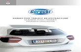 RAMKI POD TABLICE REJESTRACYJNE NUMBER PLATE FRAMES ...ramkisamochodowe.pl/.../07/KATALOG-RAMKI-2017-CC-05... · production and search for state-of-the-art solutions. The implemented