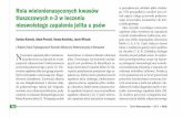 Rola wielonienasyconych kwasów tłuszczowych n-3 w leczeniu Dr Beata ... - vetpol.org.pl · 2013. 9. 4. · Dr Beata Dolka, e-mail: b.dolka@interia.pl N ieswoiste zapalenie jelita