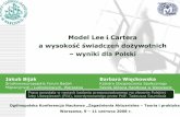 Model Lee i Cartera a wysokośćświadczeń dożywotnich ...coin.wne.uw.edu.pl/ka2008/prezentacje/Bijak, Wieckowska.pdf22 Jakub Bijak, Barbara Więckowska Wpływ czynników na wysokośćświadczeń