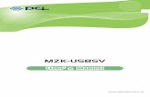 MZK-USBSV PDF-A V3...Samba ユーザ : 16 ハードウェア仕様 使用可能ハードディスクドライブ 最大2TB フォーマット FAT32 RJ-45×1 インターフェース
