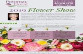 2019 Potomac Floral Flower show flyer Potomac Flower Show Flyer.pdf · 2019 Flower Show REGISTER JOYCE MASON-MONHEIM AIFD, CFL), AAF, PFCI, ANF, has a floral career of over 40 years.