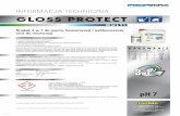 GLOSS PROTECT - lakmapro.pl · Dzięki specjalnej formule chemicznej GLOSS PROTECT MULTI jest produktem, który w zależności od zastosowanego stężenia posiada 3 funkcje może