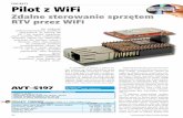 Projekty Pilot z WiFi - Serwis.AVT.pl · muzycznym Technics ST-CH540), • programowalny moduł Tibbo EM1000. • moduł WA1000; jest to moduł Wi-Fi z in-terfejsem SPI współpracujący