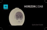 HORIZON 2 DAB - JBL · 2020. 10. 10. · ustawień fabrycznych (naciśnij “DAB/FM ”+ “1” >10 s) PT-BR ESCOLHA DE IDIOMA Escolha o idioma padrão ao ligar o JBL Horizon 2 pela