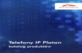Telefony IP Platan - Projekt BMS€¦ · Funkcje i us Bugi Sp. z o.o. sp. k., 81-855 Sopot, ul.Platanowa 2, tel. +48 58 555 88 00 Stan na 22.11.2019 Platan IP-T218CGW Niniejszy folder