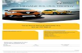 Wyprzedaż Renault · Wartości zużycia paliwa dla modelu Nowe Renault MEGANE R.S. w zależności od wariantu i wersji wynoszą w cyklu mieszanym od 4,5 do 6,6 l/100 km, a emisja