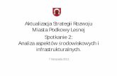 Miasta Podkowy Le nej Spotkanie 2 - Podkowa Leśnapodkowalesna.pl/wp-content/uploads/2011/10/pliki_strategia_prezent… · Lista celów szczegó sowych strategii na lata 2005-2014: