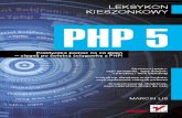 PHP 5. Leksykon kieszonkowy - ebookpoint.plpdf.ebookpoint.pl/ph5lek/ph5lek.pdf• Programowanie obiektowe, czyli najkrótsza droga do celu Język skryptowy PHP od lat wciąż na nowo