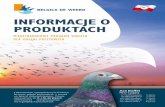 INFORMACJE O PRODUKTACH - Home - Belgica de Weerd...Weterynarz specjalizujący się w gołębiach pocztowych Wspaniałe gołębie, czołowi hodowcy i Belgica de Weerd! Warunki niezbędne