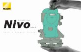 ニコントータルステーション Nivo 製品カタログ - AKTIOこんにちは、Nivoです。 測量機に見えないって？ よく言われます。Nivoの新しいスタンダードは、スリムな流線形のデザイン。