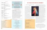 SUNDAY OF DIVINE MERCY - stjosephsnj.orgstjosephsnj.org/images/Bulletins/April_28.pdf · Saint Faustina Kowalska: Apostle of Divine Mercy The story of Saint Faustina Kowalska reveals