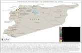 Syria Control Map Sept. 11 - Institute for the Study of War · 2015. 6. 4. · As of September 11, all three formations are on the o˜ensive in various parts of the country. ISIS