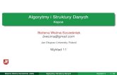 Algorytmy i Struktury Danych - Kopce - Woznawozna.org/students/2010-2011/algorytmy2/asd11.pdf · 2012. 6. 9. · uporza˛dkowany maleja˛co. Element najwie˛kszy wsród etykiet wierzchołków
