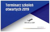 Terminarz szkoleń otwartych 2019 - ARK Skills · 2018. 12. 20. · 7. 20.02.2019 TEAM MANAGEMENT INTRO – Sytuacyjne zarządzanie zespołem IMN Gdańsk 990 + VAT 8. 21.02.2019 TIME
