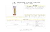 Flowmeter Product Directory - atozcellmain)/Panel Purge Flowmeter.pdf · 2011. 12. 27. · Flowmeter Product Directory MODEL : APS DIVIDE SIZE(d) / S STANDARD GENERAL WEIGHT LIMIT