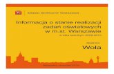 Informacja o stanie realizacji zada · 2012. 9. 16. · Informacja o stanie realizacji zada ń o światowych w dzielnicy Wola m.st. Warszawy w roku szkolnym 2009/2010 7/101 1. Wprowadzenie
