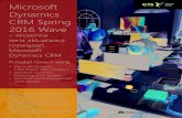Microsoft Dynamics CRM Spring 2016 Wave - CTS SZKOLENIA PL · Dzięki przejętemu niedawno produktowi Adxstudio udostępniamy obecnie, w charakterze oferty dodatkowej, funkcję portalu