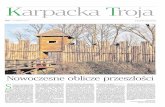 Karpacka Trojastatic.presspublica.pl/red/rp/pdf/dodatki/troja.pdf · 2011. 8. 25. · nów. Karpacka Troja –skansen arche-ologiczny powstały wTrzcinicy k. Jasła –jest pierwszym