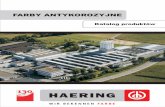 HAERING GmbH - katalog antykorozja 2018 11 14 · 2020. 4. 8. · B2715 szaryRAL 7035 25.00kg 10.00kg Dwuskładnikowy,podk ładpoliuretanowy, wprzemy śleiochronieantykorozyjnej,domaszyn,zbiorników,urz