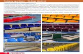 Rodzaje siedzisk do trybun sportowych - PESMENPOL · 2020. 2. 12. · 80 Trybuny sportowe | Rodzaje siedzisk Rodzaje siedzisk do trybun sportowych Siedziska plastikowe oferowane są