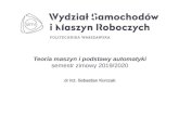 Teoria maszyn i podstawy automatyki - myinventions.plmyinventions.pl/TMiPA/TMiPA_2019-2020_wyklad_1.pdf2. A. Olędzki „Podstawy teorii maszyn i mechanizmów” WNT Warszawa 1987.