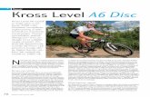Rower Kross Level A6 Disc - download.bikeboard.pl · model na 2009 rok. że ciężkie, to ich siła hamowania pozostawia wiele do życzenia, dźwignie działają topornie. A6 zasługuje