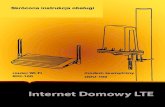 Internet Domowy LTE - Cyfrowy Polsat · 2016. 3. 22. · ODU-100 kabel koncentryczny kabel Ethernet W przypadku montażu wraz z instalacją TV satelitarnej lub naziemnej, proces montażu