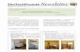 EkoTechProdukt Newsletter...Firma Thermo Scientific TKA która została wstępnie oczyszczona na drodze wyposażony w moduł ultrafiltracji w celu otrzymywania wody apyrogennej i wolnej