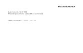 Lenovo Lenovo S710 Ug Pl 20130807 Lenovo S710 User Guide S710 … · Informacja: Przedwykorzystanieminformacjizawartychwniniejszymdokumencielubprzedużyciem produktu,któregodotyczą,należyprzeczytaćzezrozumieniemdokumenty