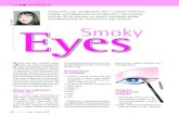 L UIZA L Eyes Smokyluiza.de/wp-content/uploads/2018/05/Smoky-eyes.pdfmej odległości od linii rzęs. Po skończe-niu pracy wystarczy zmieść puder z za-nieczyszczeniami pędzlem-wachlarzem