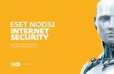 Антивирус ESET NOD32 - INTERNET SECURITY · 2020. 2. 6. · ESET NOD32 Internet Security обращается к вам только тогда, когда вмешательство