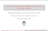 Connes and Riemannian Differential Geometry on Finite Groups · NoncommutativeGeometries [Majid, Beggs] Hopfalgebras,quantumgroups,diﬀerentialalgebras,... [Connes] spectraltriples,Diracoperators,cycliccohomology,...