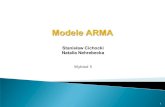 Stanisław Cichocki Natalia Nehrebecka 22.03... · 2018. 3. 23. · Modele autoregresyjne ze średnią ruchomą ARMA(p,q) nie są oparte na teorii ekonomicznej – są to modele ateoretyczne.