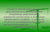Celuloza mikrokrystaliczna i jej granulometryczno-morfologiczne …farmacja.farmacom.com.pl/pdf/7MarianMikolajZgoda.pdf · 2011. 10. 24. · Celuloza (błonnik) jest naturalnym polimerem
