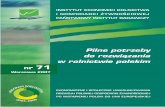 Pilne potrzeby w rolnictwie polskimmak.wsfiz.edu.pl/RPW_a/71.pdf · 2012. 5. 16. · Oddziaływanie przemys ... Każdy, kto patrzy na rolnictwo w perspektywie nie 2-3 ale 10-15 lat