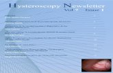 Hysteroscopy Newsletter · Luis Alonso Pacheco If you are interested in sharing your cases or have a hysteroscopy image that you consider unique and want to share, send it to hysteronews@gmail.com