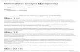 Matematyka- Grażyna Maciejewskafajnaszkola.net/novum/pdf/mat-gm.pdf · 2020. 4. 22. · Temat 1: Sprawdzian wiadomości z wielomianów Uczniowie rozwiązują podany sprawdzian w