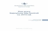 Plan pracy - bip.nik.gov.pl18764.pdf · Plan pracy Najwyższej Izby Kontroli na 2019 rok Tematy kontroli przechodzących z Planu pracy NIK na 2018 rok Poz. Numer kontroli Temat kontroli