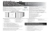 (PL) Metalowe magazynki ogrodowe - HORNBACH · 2014. 3. 15. · Maat 8 voet x 2 voet / 2.6Meter x 0.6Meter Ver: 3.0 (DE) Benutzerhandbuch / Montageanleitung ‘8 Ft Titan Verlängerungssatz’