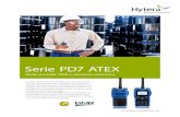 Serie PD7 ATEX - Advantec...XPT Digital Trunking DMR Tier III secondo ETSI TS 102 361-1/2/3/4 Analogica, MPT 1327 Numero canale 1024 Numero di zone (a seconda della zona fino a 16