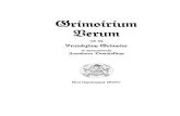 ! Grimoirium Verum B5tenebrium.pl/biblioteka/grimorium_verum.pdfGRIMOIRIUM VERUM Księga pierwsza, tycząca się Pieczęci Demonów. usisz tedy mieć ze sobą stosowny charakter, o