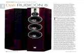 Dali RUBICON 8 - audioDali RUBICON 8 Sylwetka i konstrukcja Rubico-nów 8 jest pod pewnymi wzglę-dami wyjątkowa na tle całej oferty Dali. Najwyższy model serii jest zarazem jej