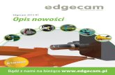 Edgecam 2015 R1 Opis nowości v2015R1... · 2015. 7. 14. · egdecam@edgecam.pl Strona 1 z 26 Opis nowości - Edgecam 2015 R1 Brak możliwości instalacji Edgecam 2014R2 na Windows