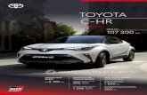 TOYOTA C-HR · 2021. 1. 26. · Wybierz Toyotę C-HR i zyskaj Ekobonus w wysokości 1,5% od ceny regularnej. Więcej szczegółów na stronie oraz u Dilerów Toyoty. 4 Crossover Comfort