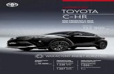 WYPRZEDAŻ 2020 NOWA TOYOTA C-HR · 2021. 1. 4. · Nowa Toyota C-HR 82 900 JUŻ OD PLN 1,5% Ekobonus dla wersji z napędem hybrydowym Aktywuj aplikację MyT i otrzymaj rabat na dowolnie